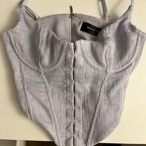 White fox boutique lavender corset